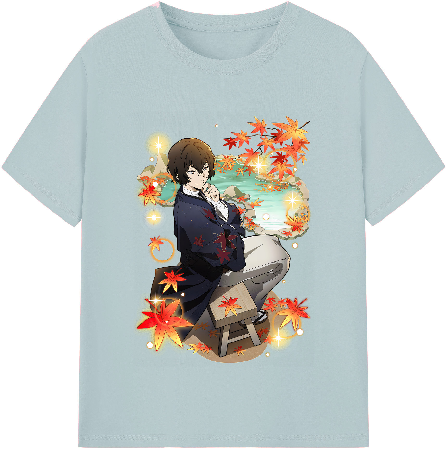 （画像用） 文豪ストレイドッグス Bungo Stray Dogs 綿100％半袖Tシャツ（フロントプリント）